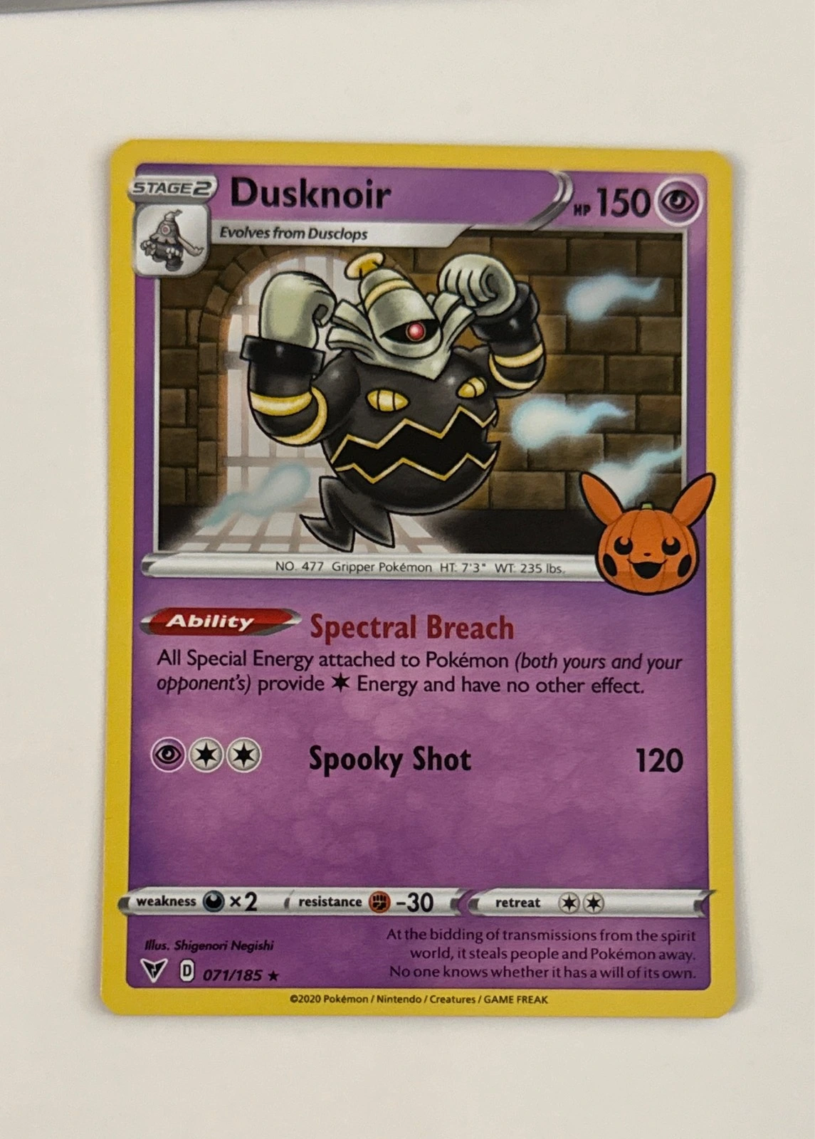 Dusknoir - Vivid Voltage #071/185