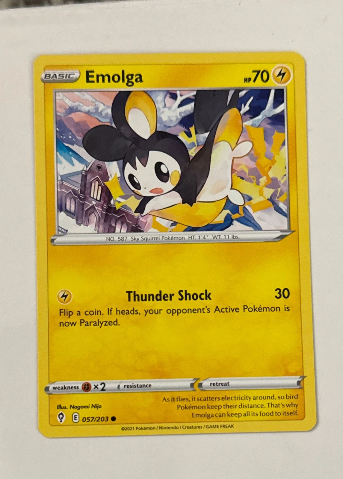 Emolga - Evolving Skies #057/203