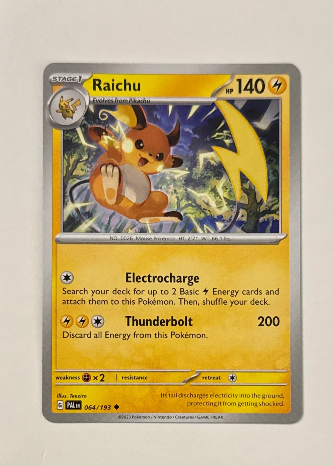 Raichu - Paldea Evolved #064/193