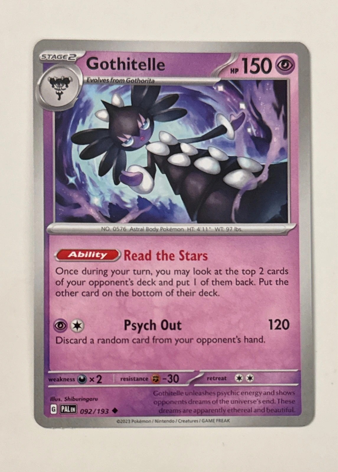 Gothitelle - Paldea Evolved #092/193