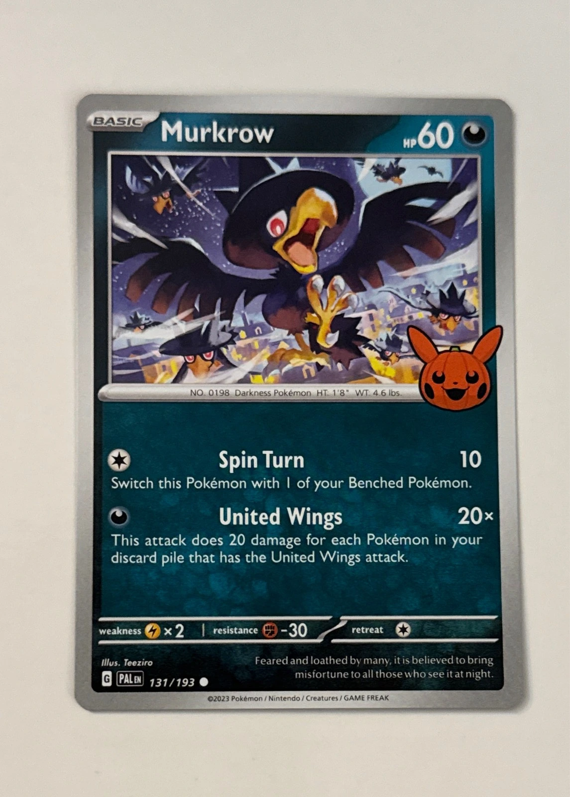 Murkrow - Paldea Evolved #131/193