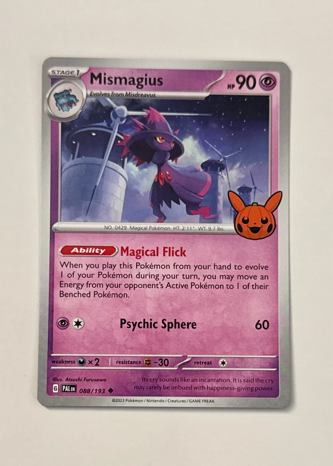 Mismagius - Scarlet & Violet: Paldea Evolved #088/193