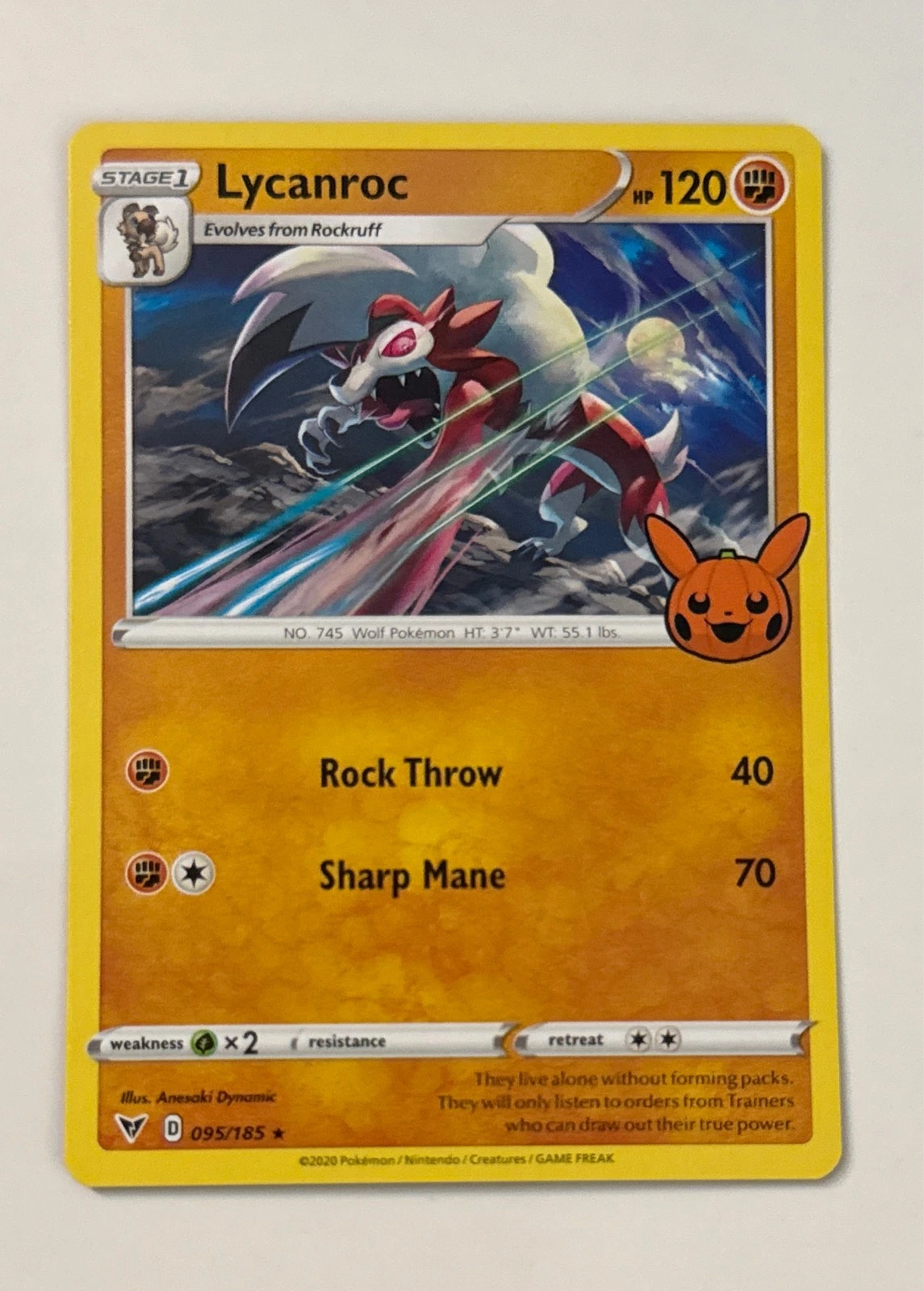 Lycanroc - Vivid Voltage #095/185