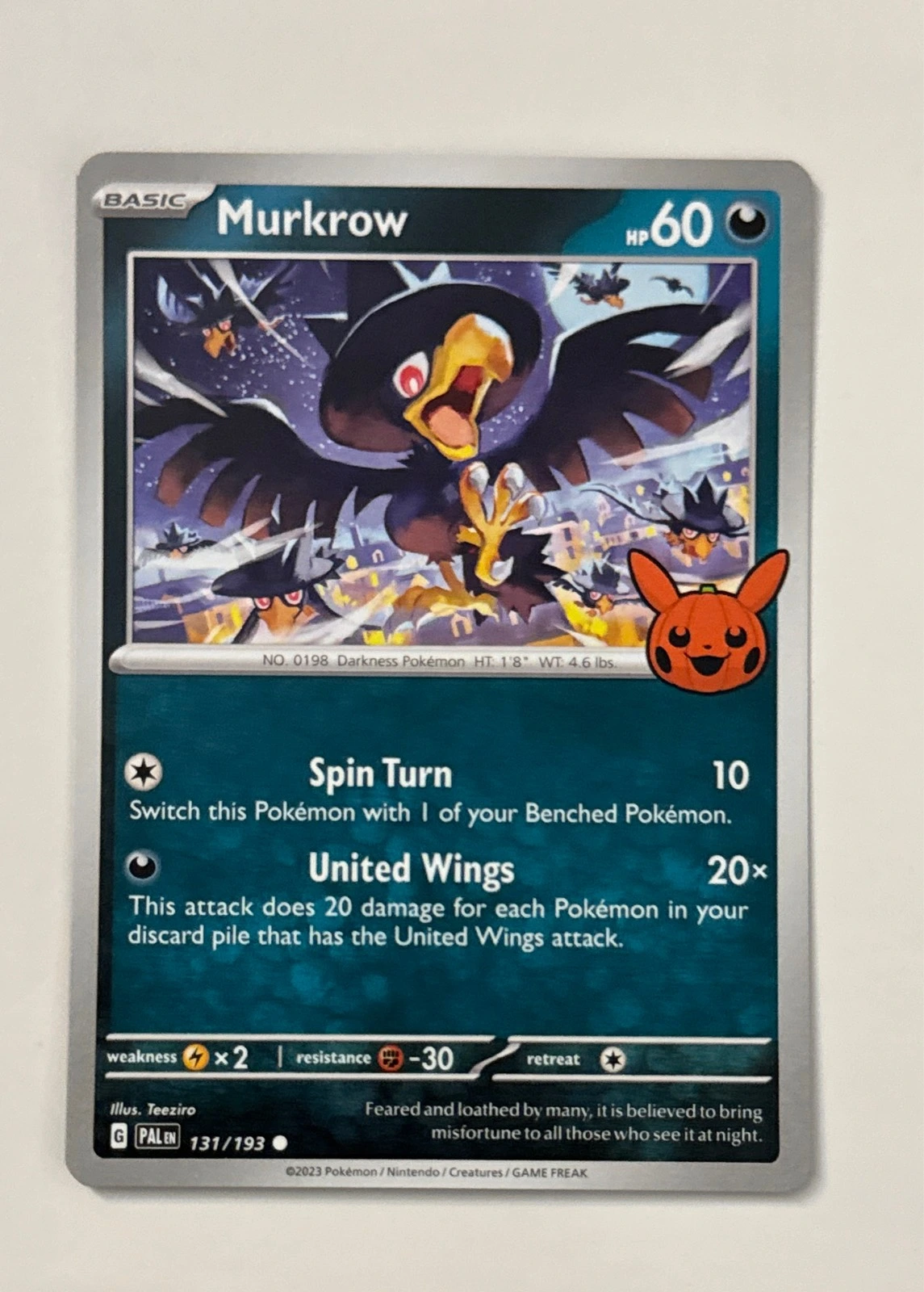 Murkrow - Scarlet & Violet: Paldea Evolved #131/193