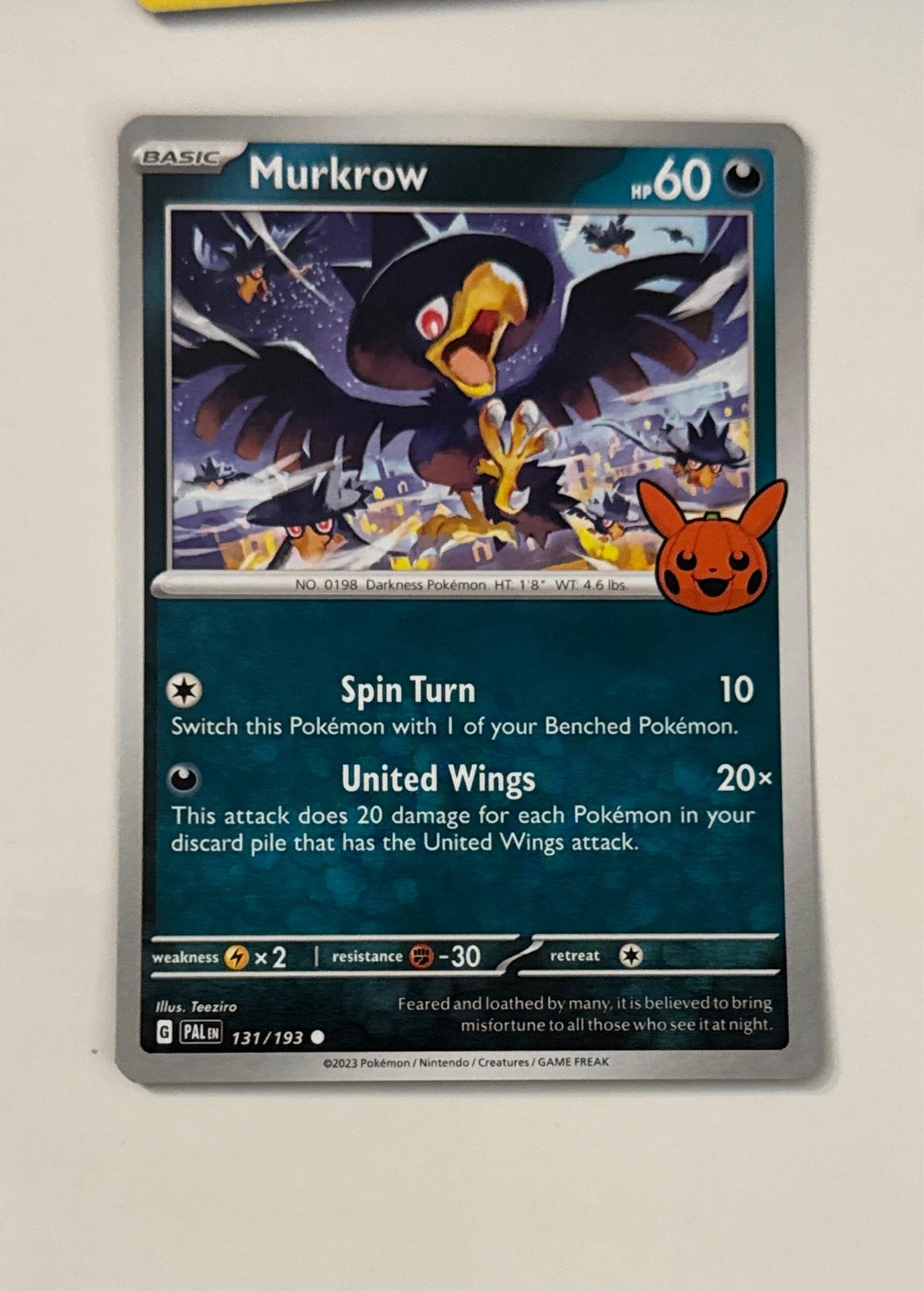 Murkrow - Scarlet & Violet: Paldea Evolved #131/193