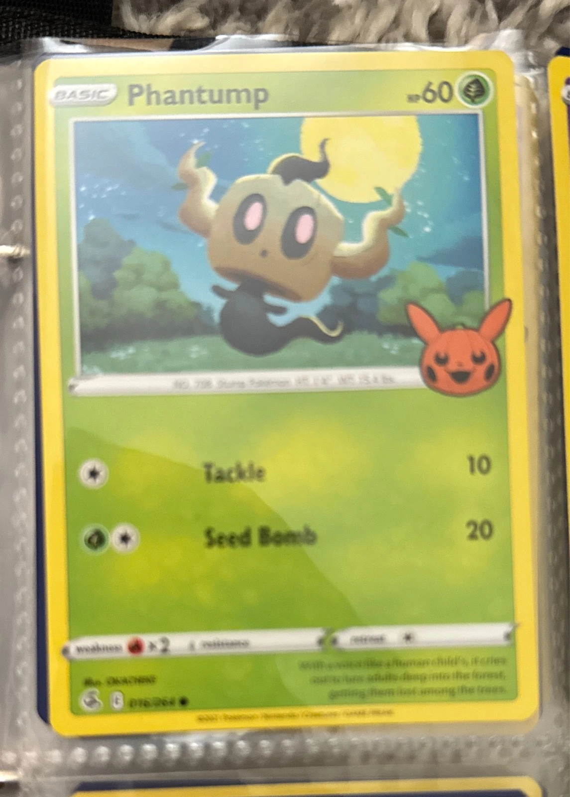 Phantump - Pokémon Trick or Trade BOOster Bundle #016/064