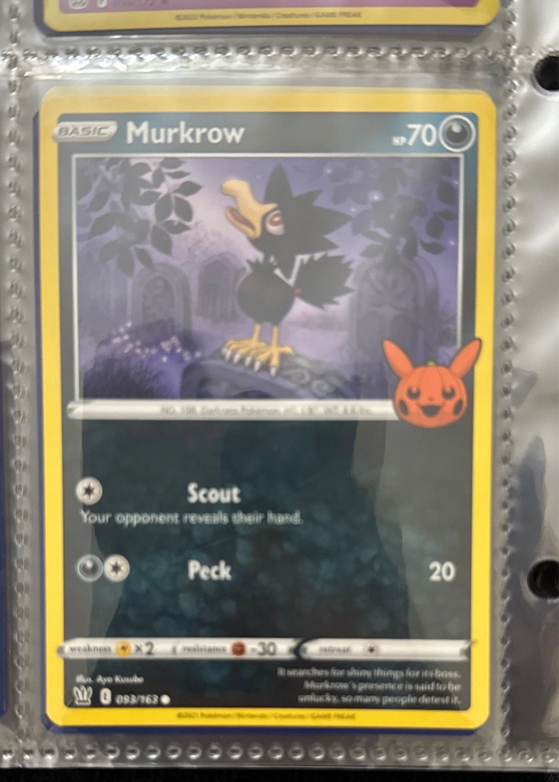 Murkrow - Pokémon Trick or Trade BOOster Bundle #093/163
