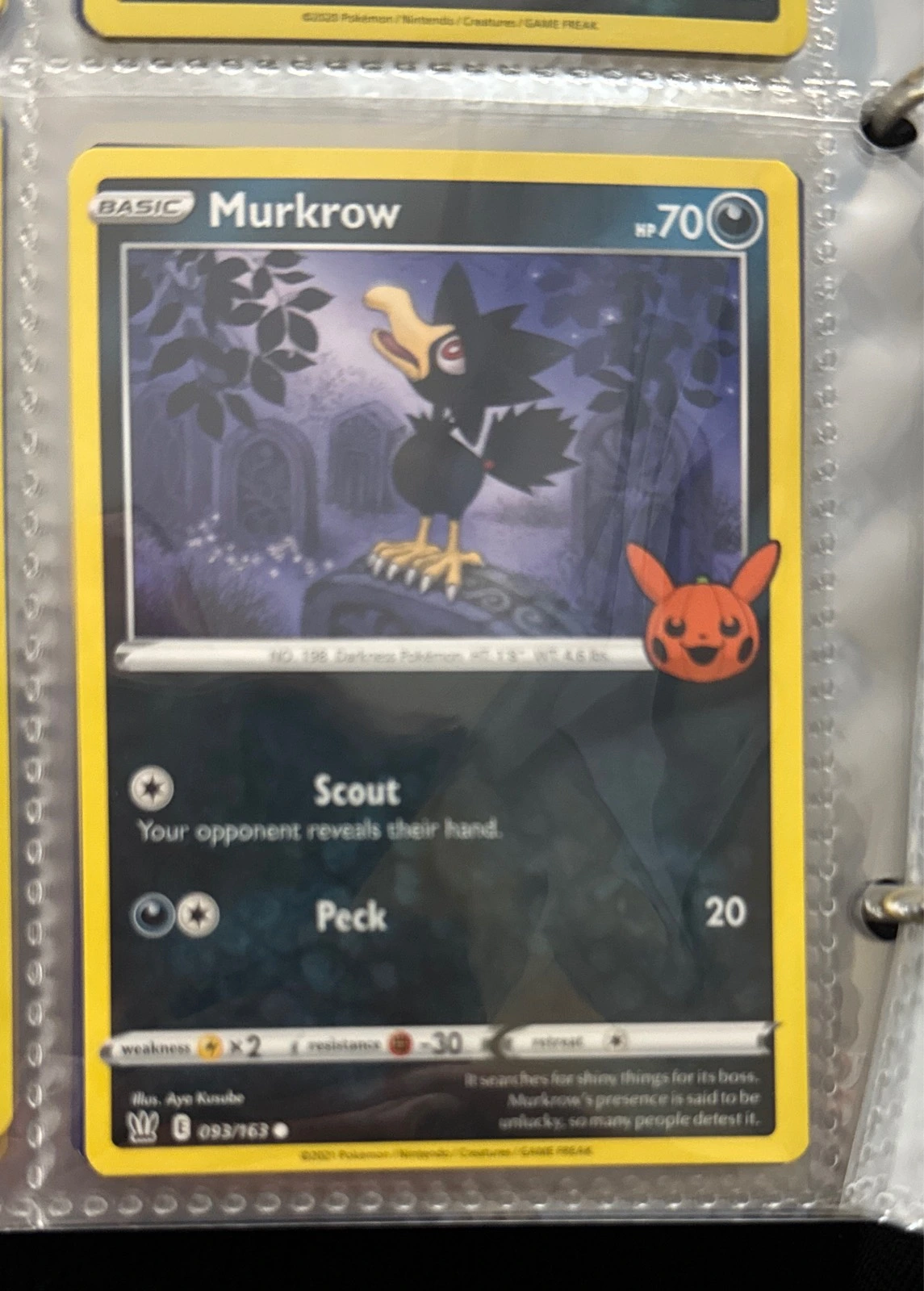 Murkrow - Pokémon Trick or Trade BOOster Bundle #093/163