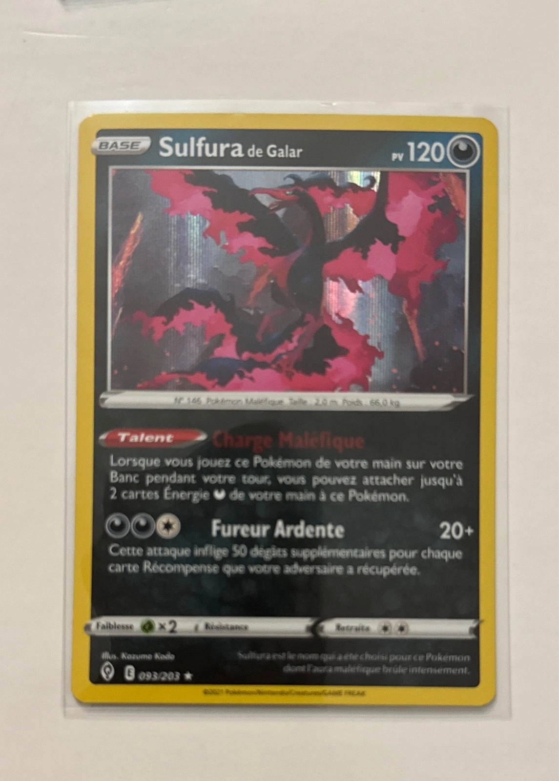 Sulfura de Galar - Évolution Céleste #093/203