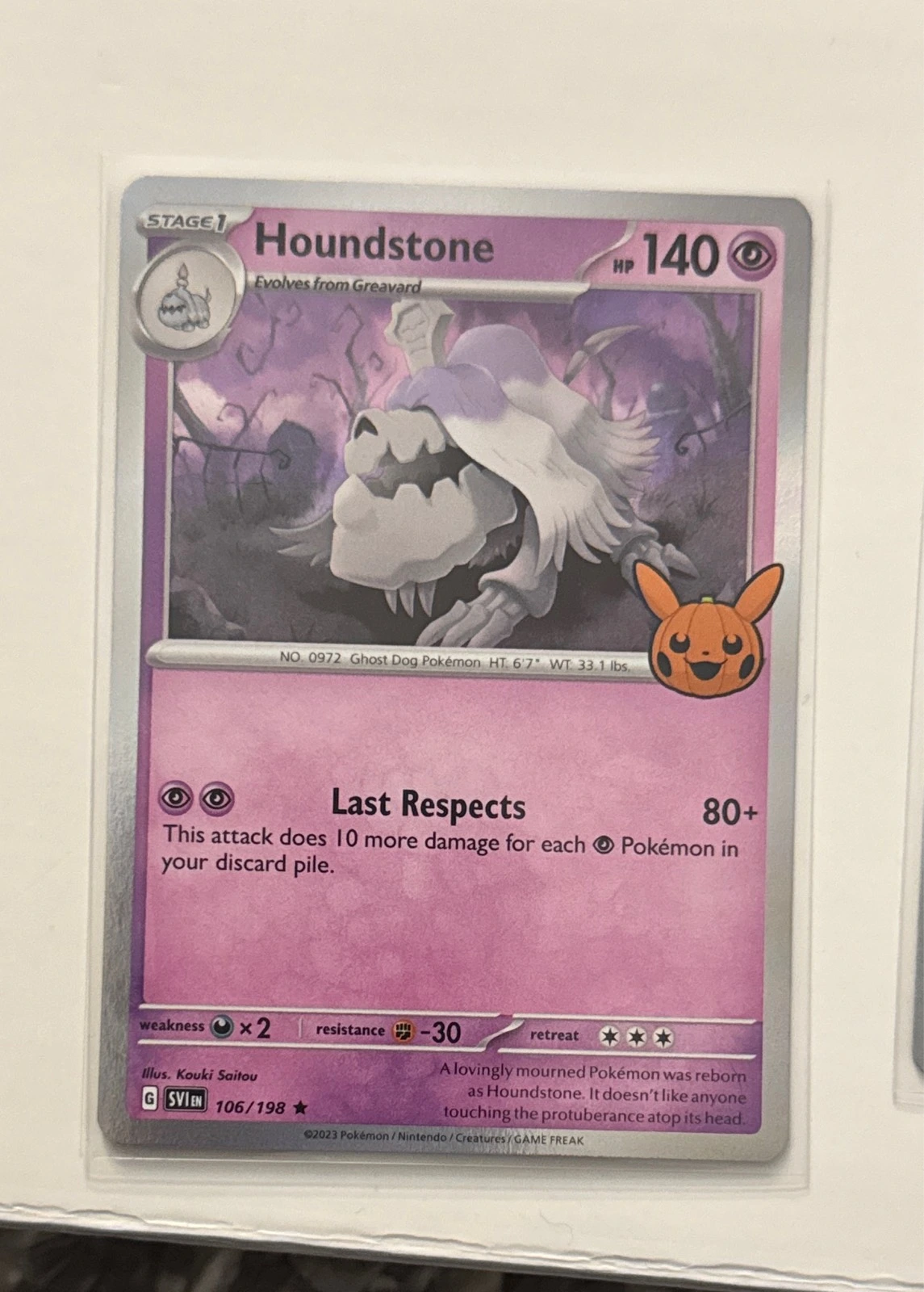 Houndstone - Scarlet & Violet #106/198