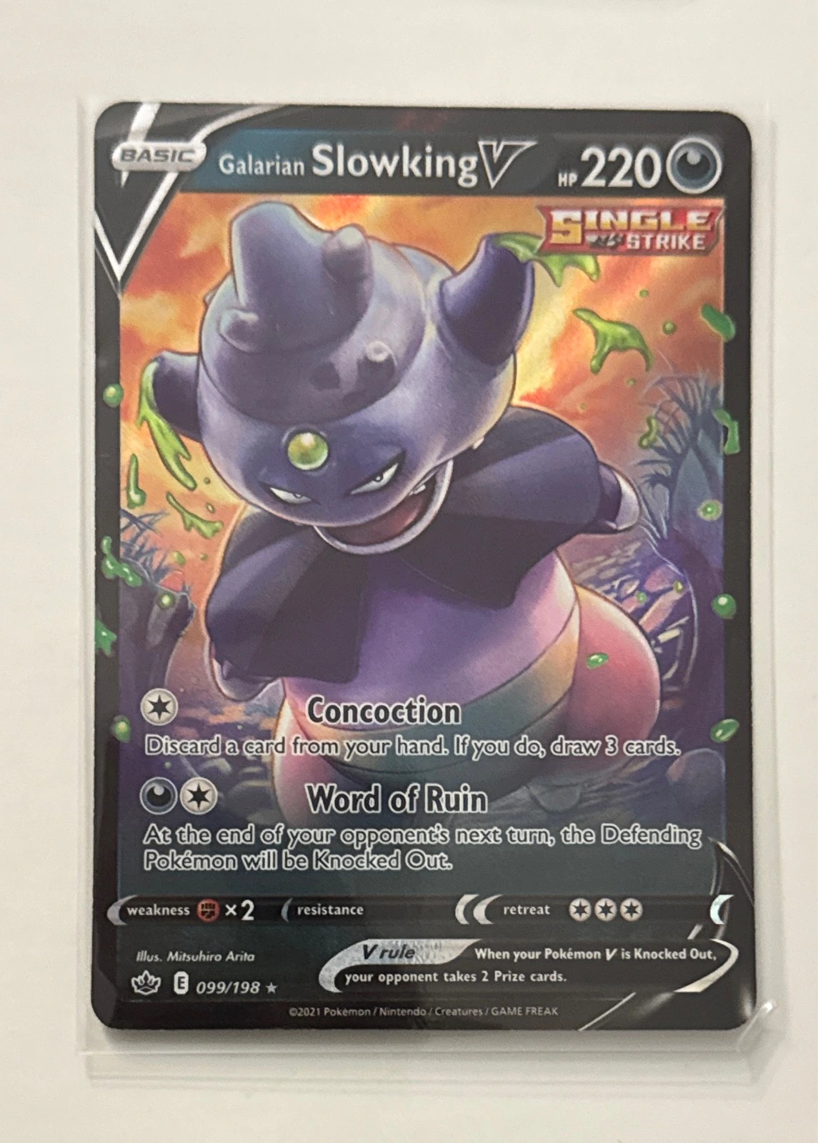 Galarian Slowking V - Chilling Reign #099/198