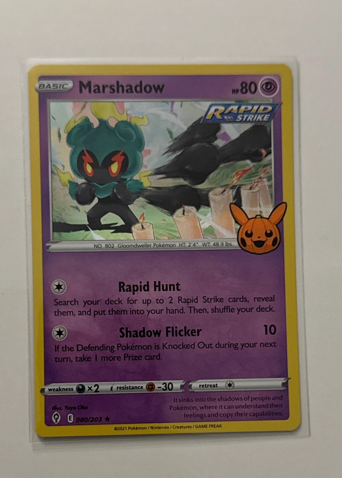 Marshadow - Pokémon Trading Card Game: Trick or Trade BOOster Bundle #080/203