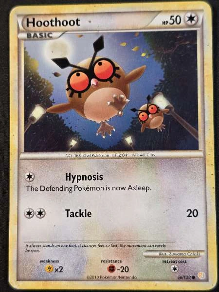 Hoothoot - HeartGold & SoulSilver #66/123