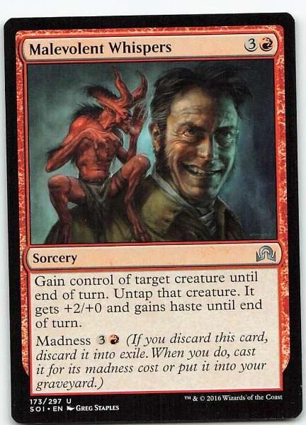 Malevolent Whispers - Shadows over Innistrad #173/297