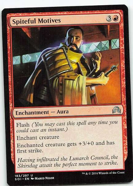Spiteful Motives - Shadows over Innistrad #183/297