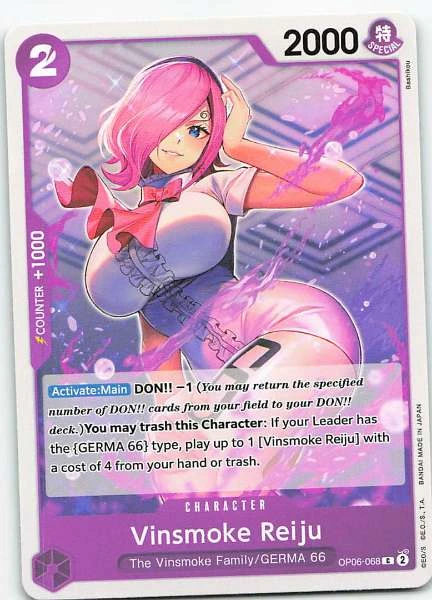 Vinsmoke Reiju - Premium Booster The Best #OP06-068