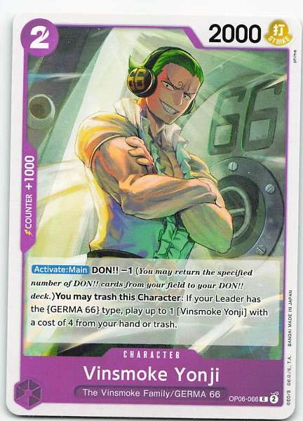 Vinsmoke Yonji - Premium Booster -The Best- #OP06-066