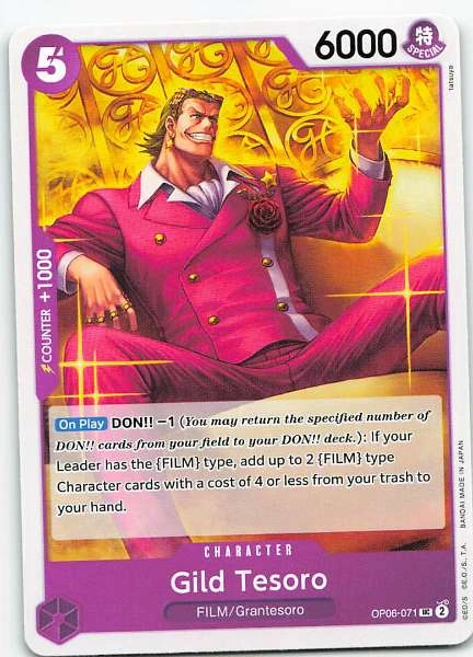 Gild Tesoro - Wings of the Captain #OP06-071