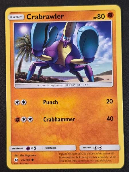 Crabrawler - Sun & Moon Base Set #72/149