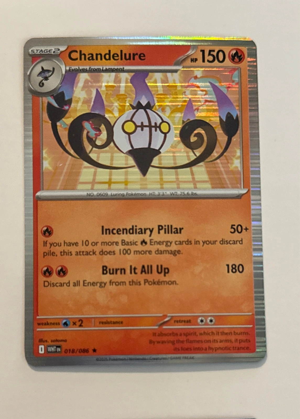 Chandelure - Whiteout #018/086