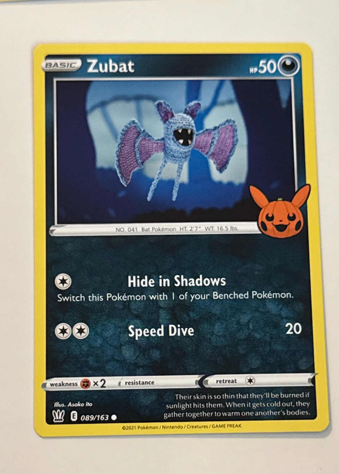 Zubat - Pokémon Trick or Trade BOOster Bundle #089/163