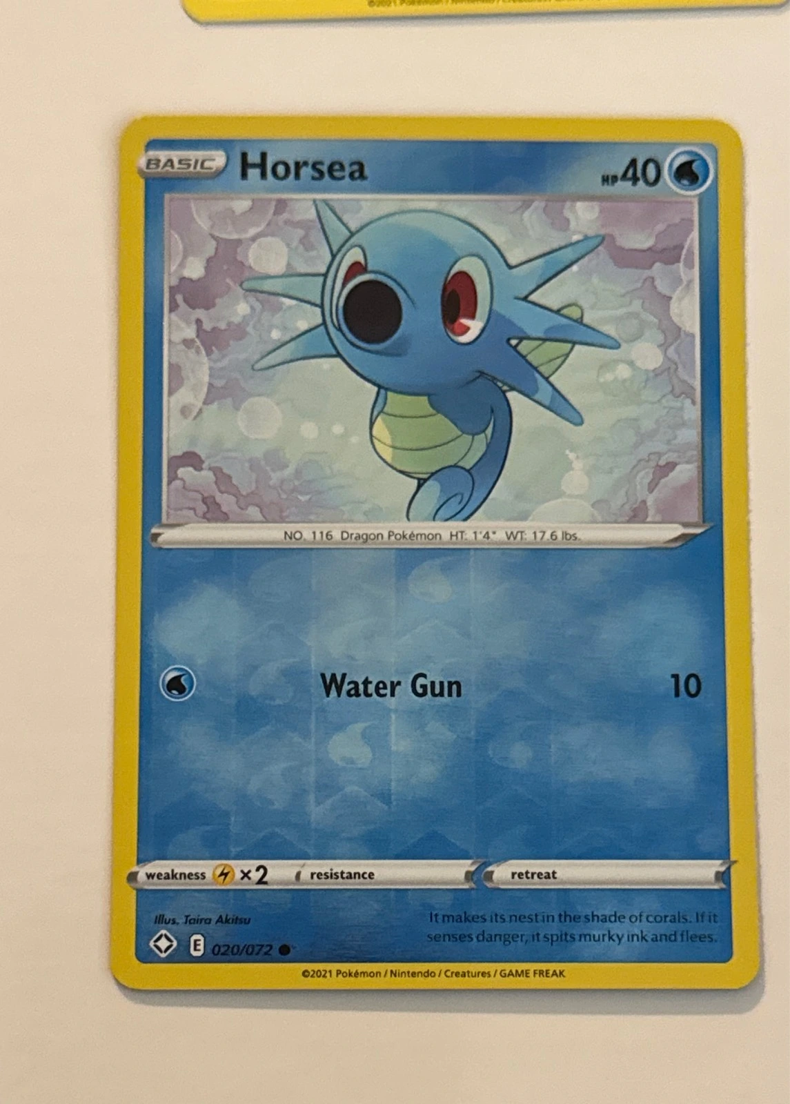 Horsea - Evolving Skies #020/203