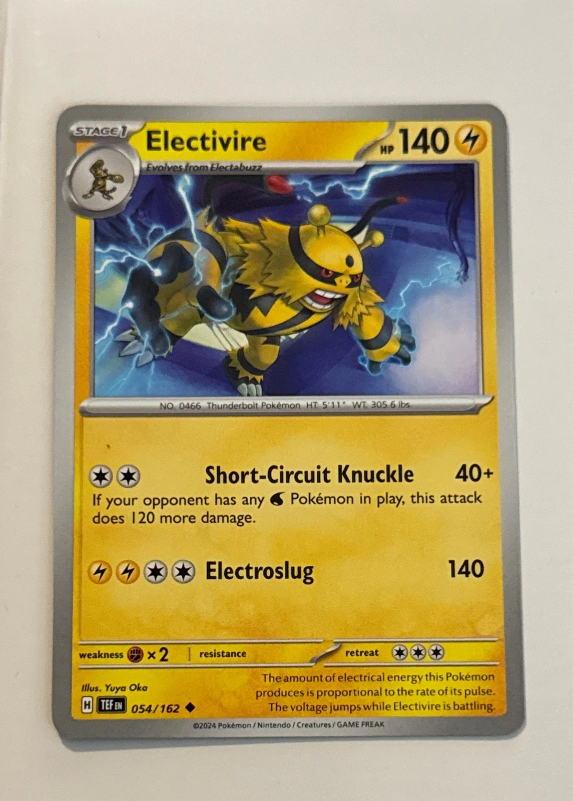 Electivire - Temporal Forces #054/162