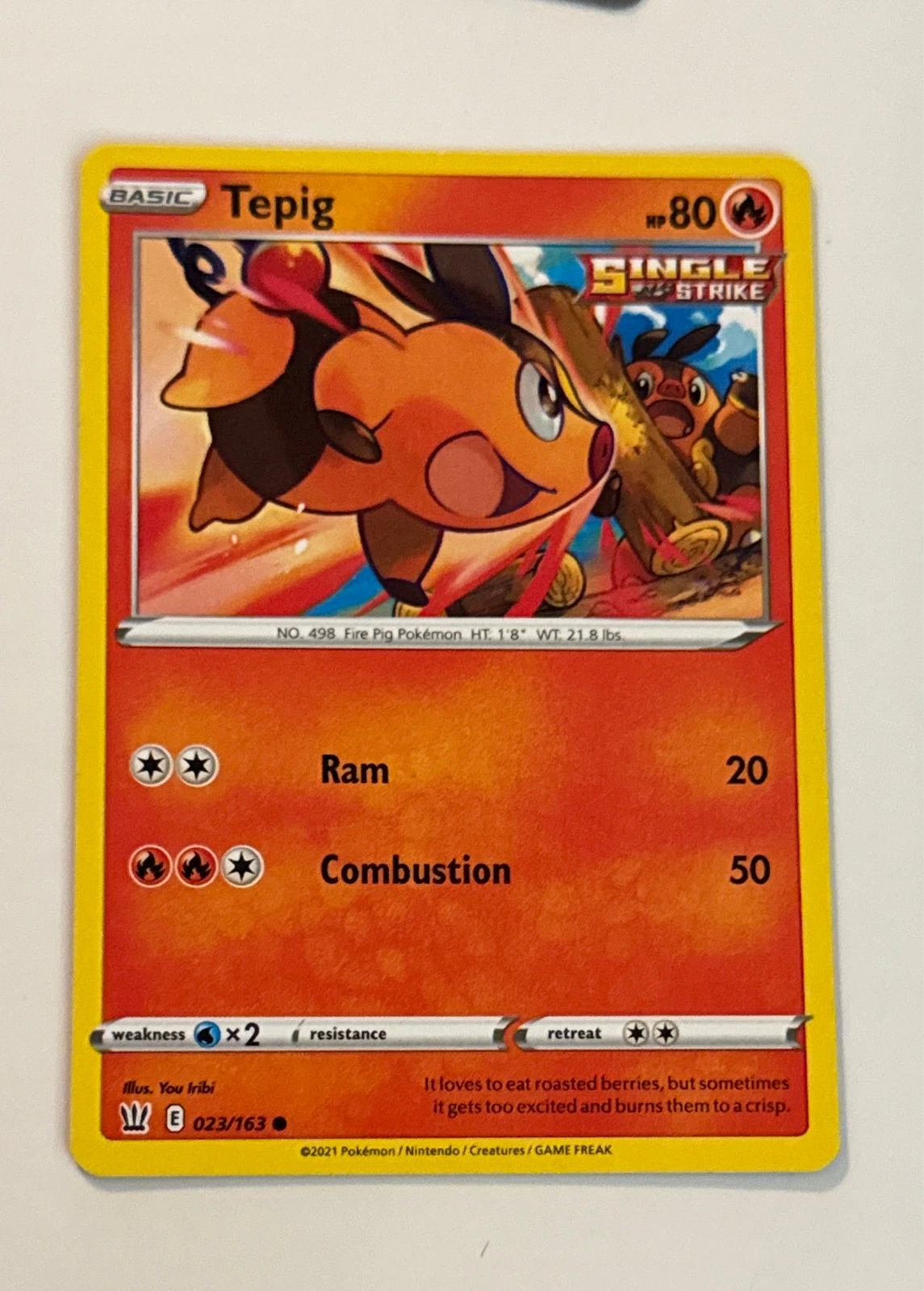 Tepig - Battle Styles #023/163