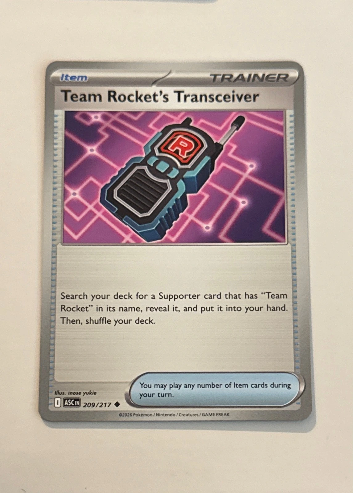 Team Rocket's Transceiver - Ascendant #209/217