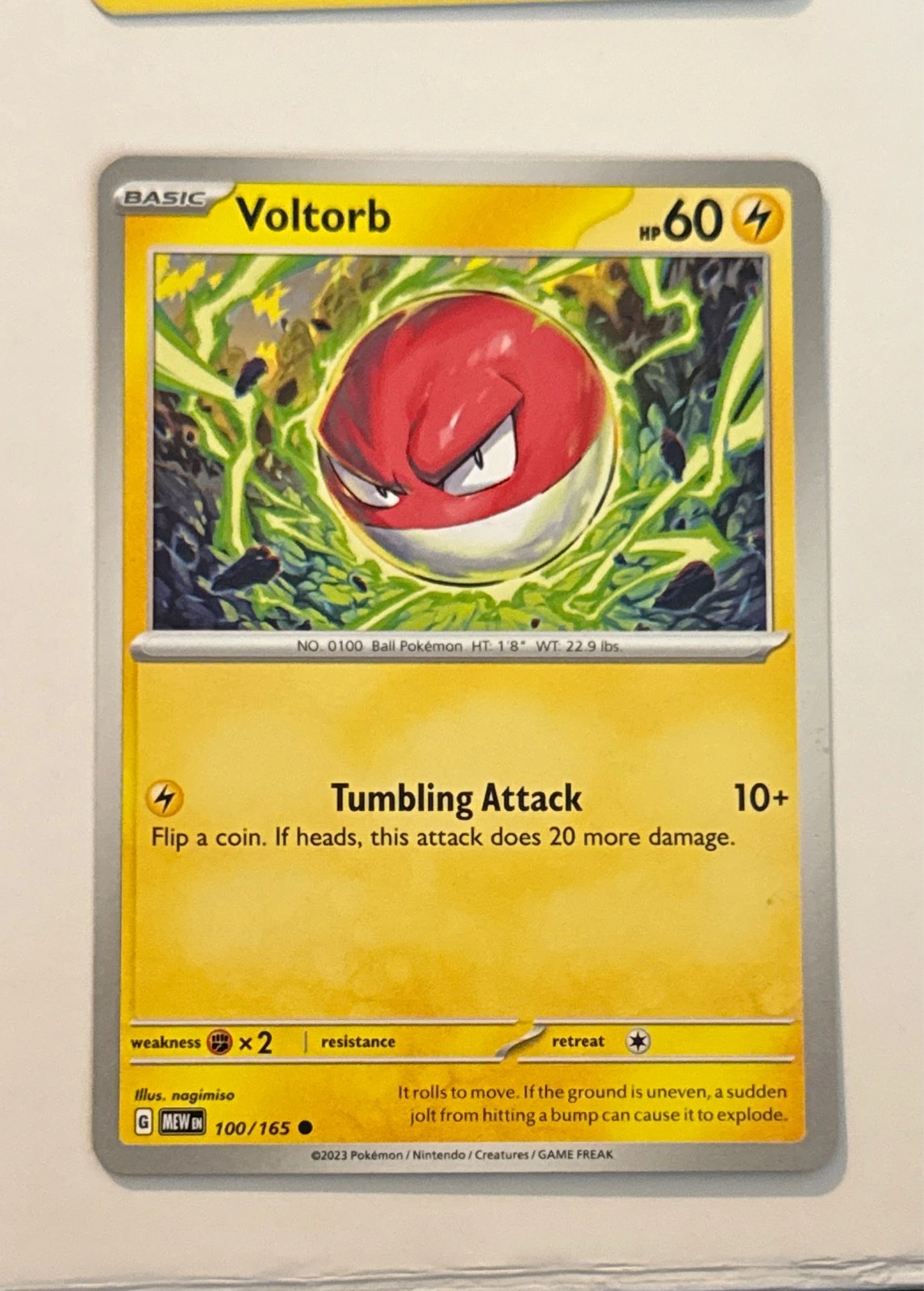 Voltorb - Pokémon 151 #100/165