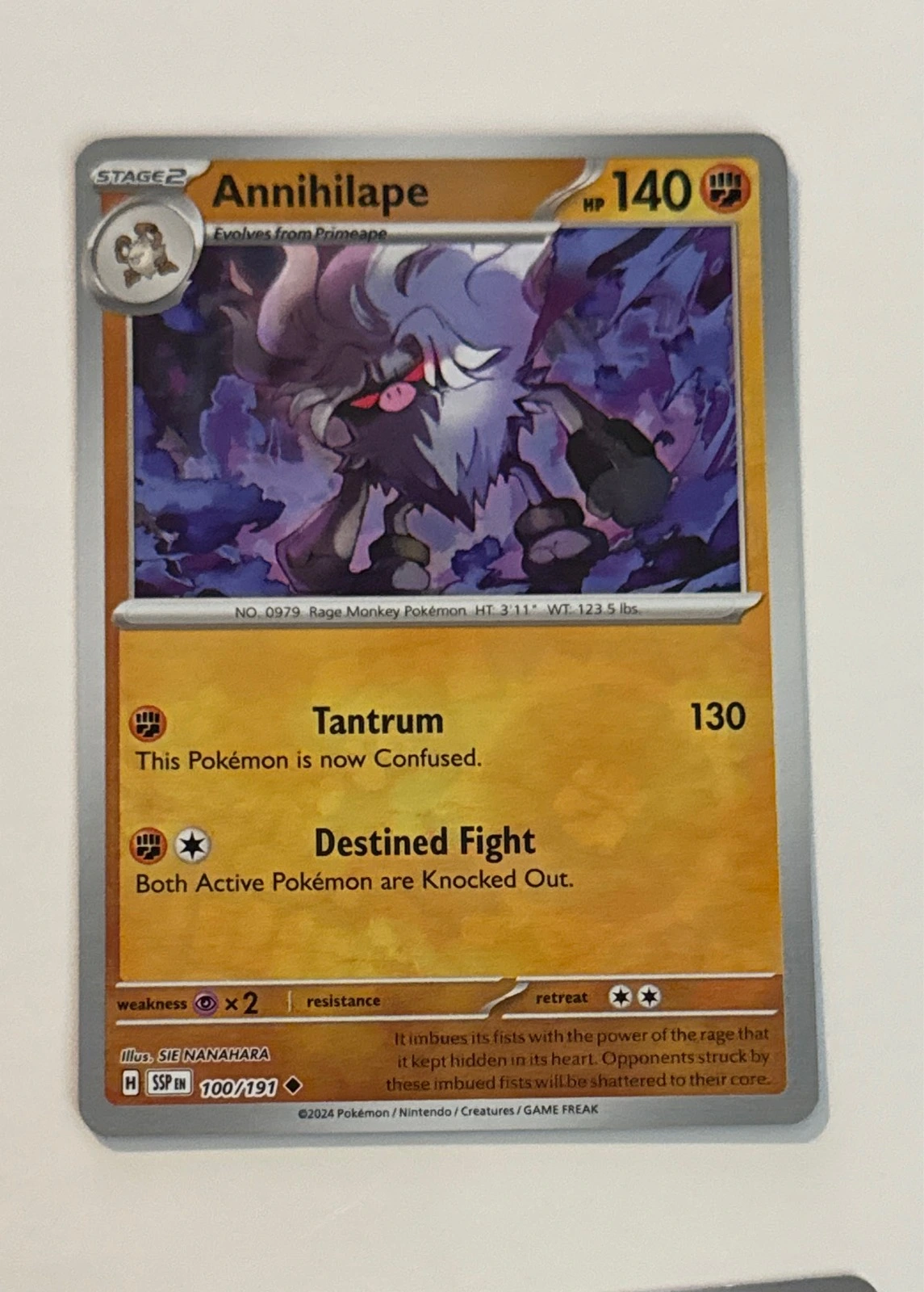 Annihilape - Stellar Crown #100/191