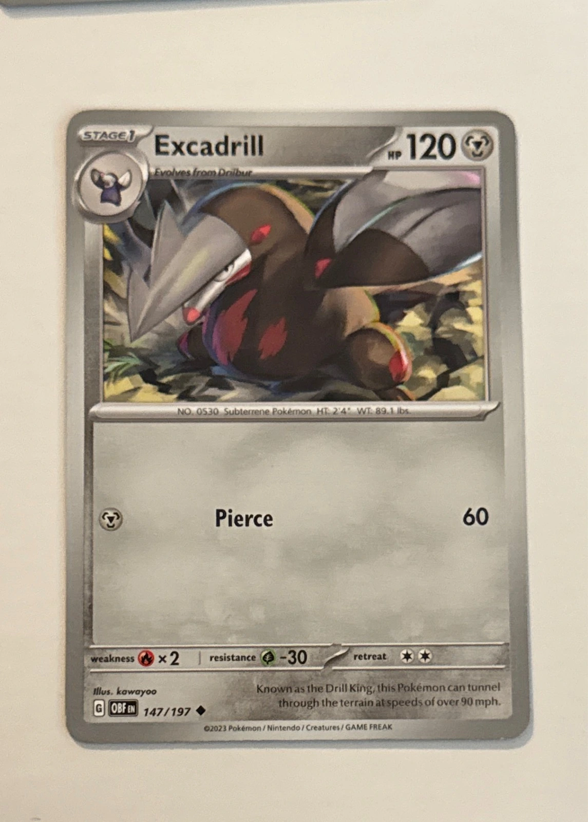 Excadrill - Obsidian Flames #147/197