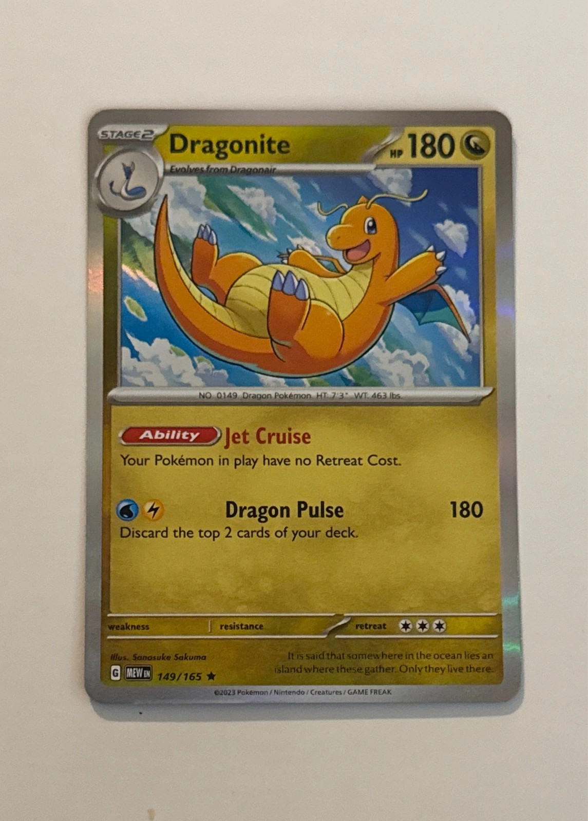 Dragonite - Pokémon 151 #149/165