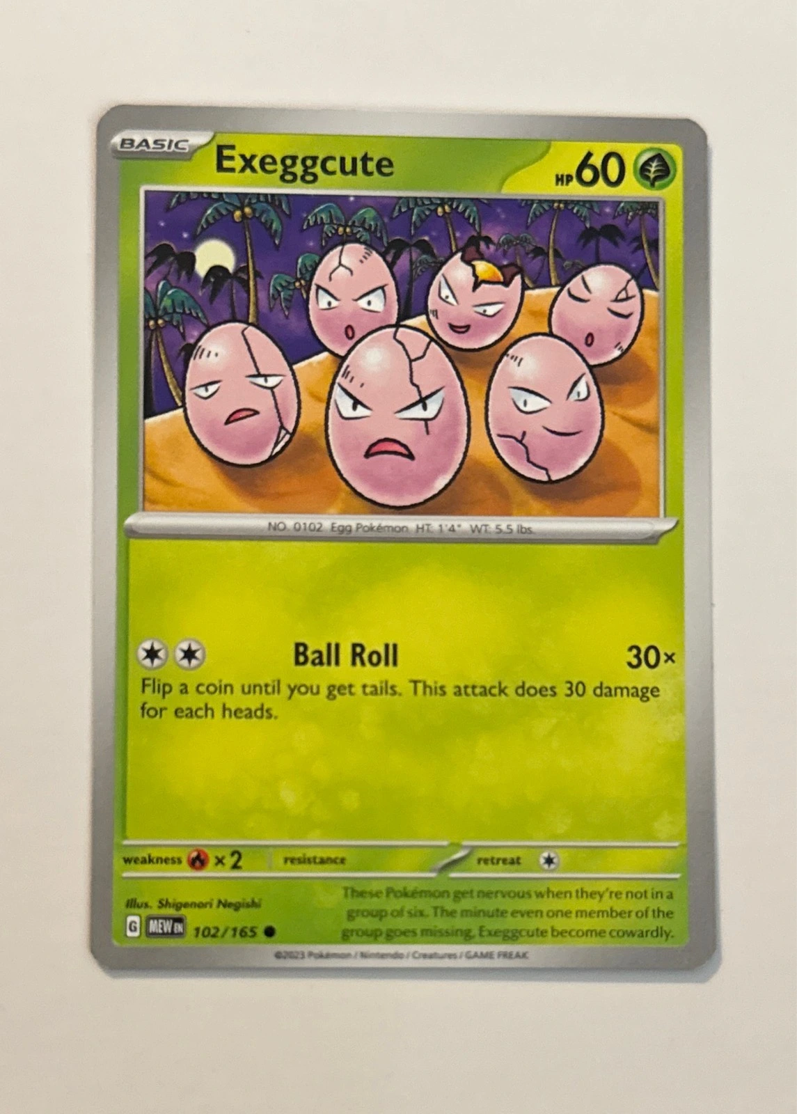 Exeggcute - Pokémon 151 #102/165