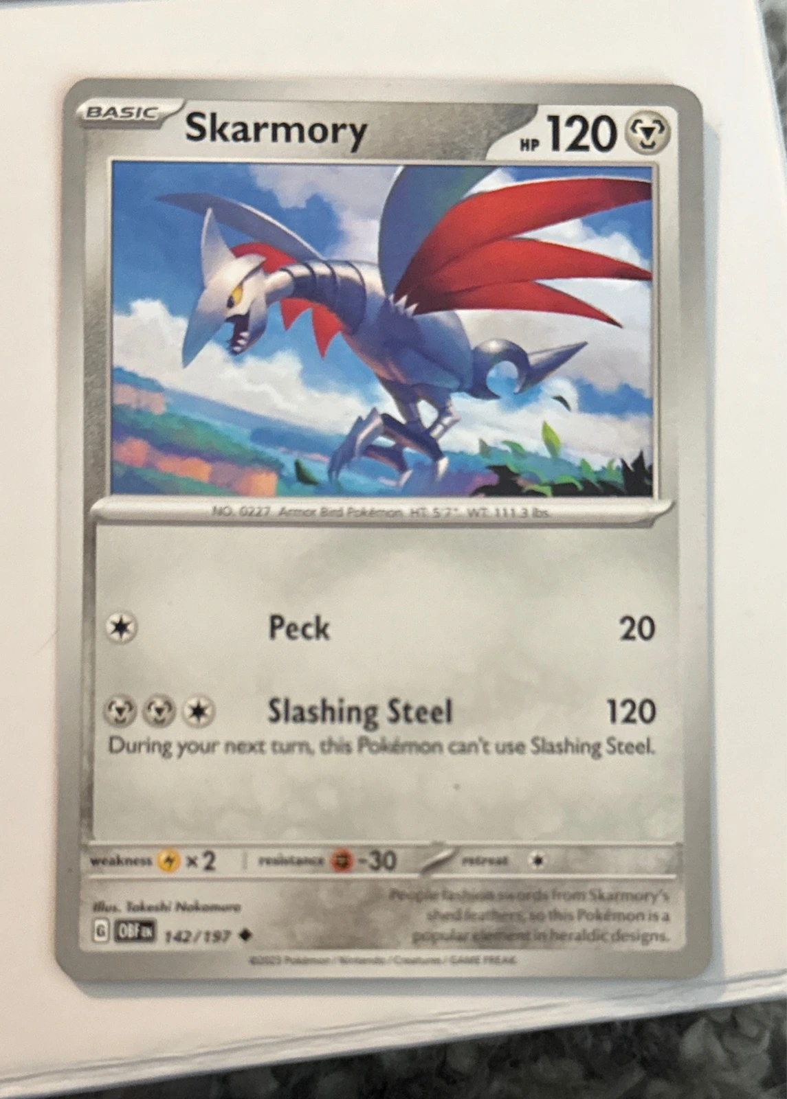 Skarmory - Obsidian Flames #142/197