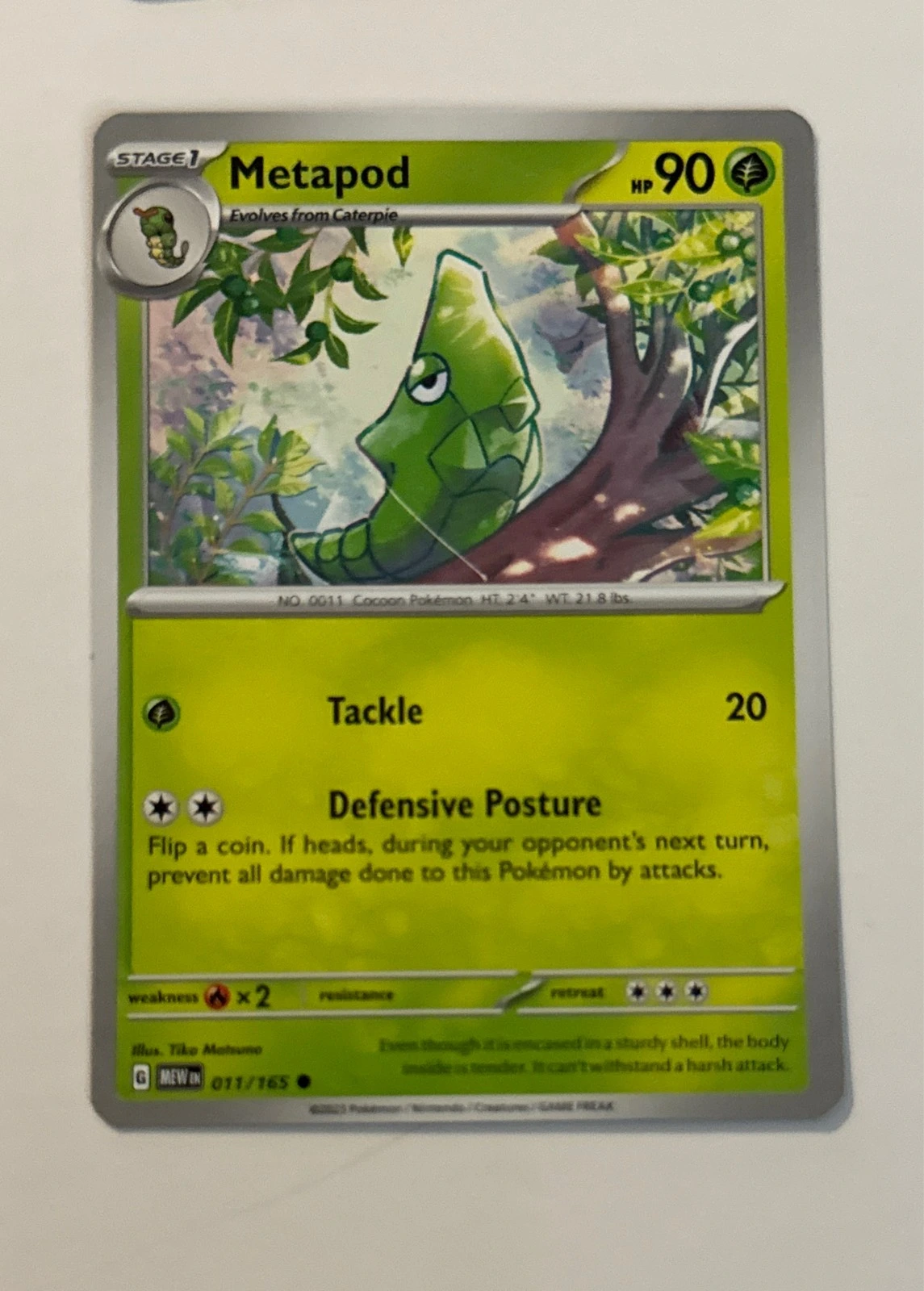 Metapod - Pokémon 151 #011/165