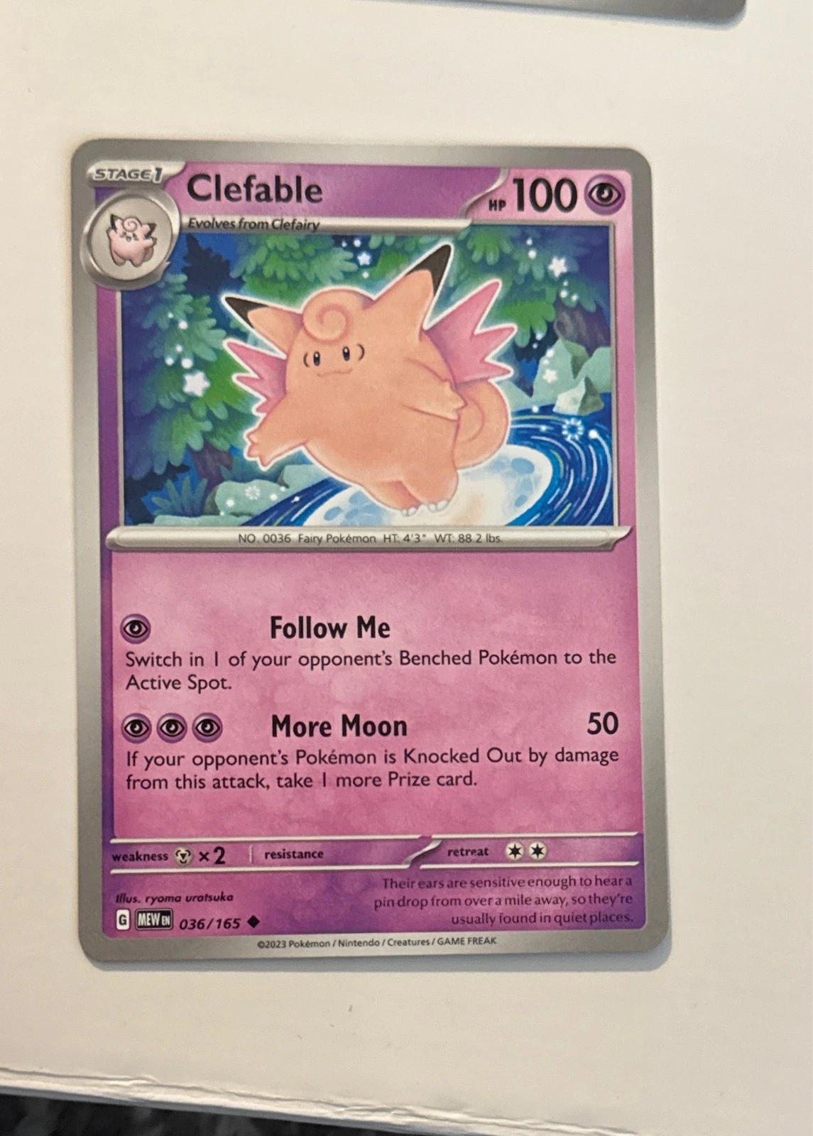 Clefable - Pokémon 151 #036/165