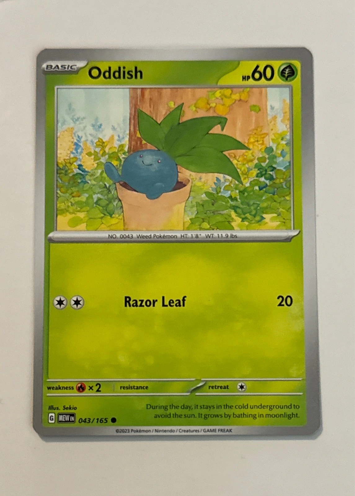 Oddish - Pokémon 151 #043/165