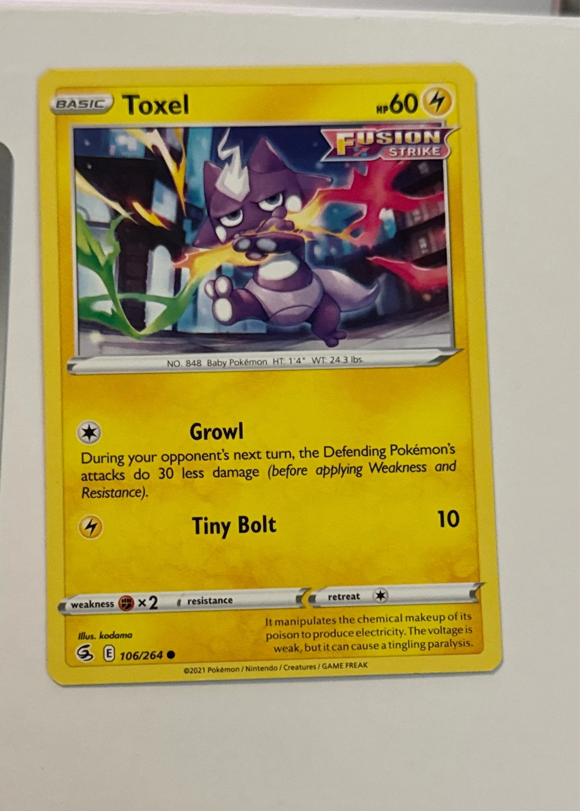 Toxel - Fusion Strike #106/264
