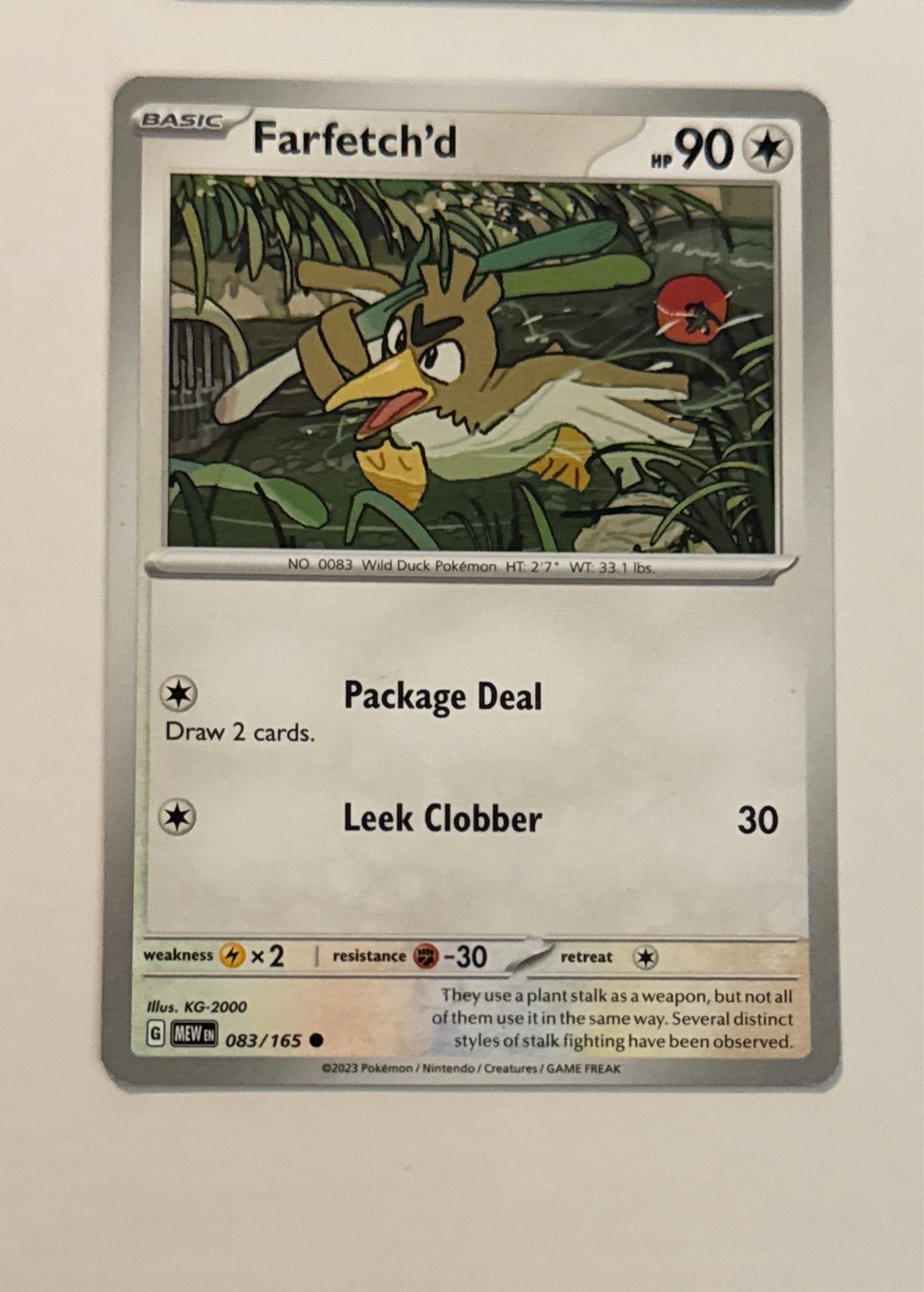 Farfetch'd - Pokémon 151 #083/165