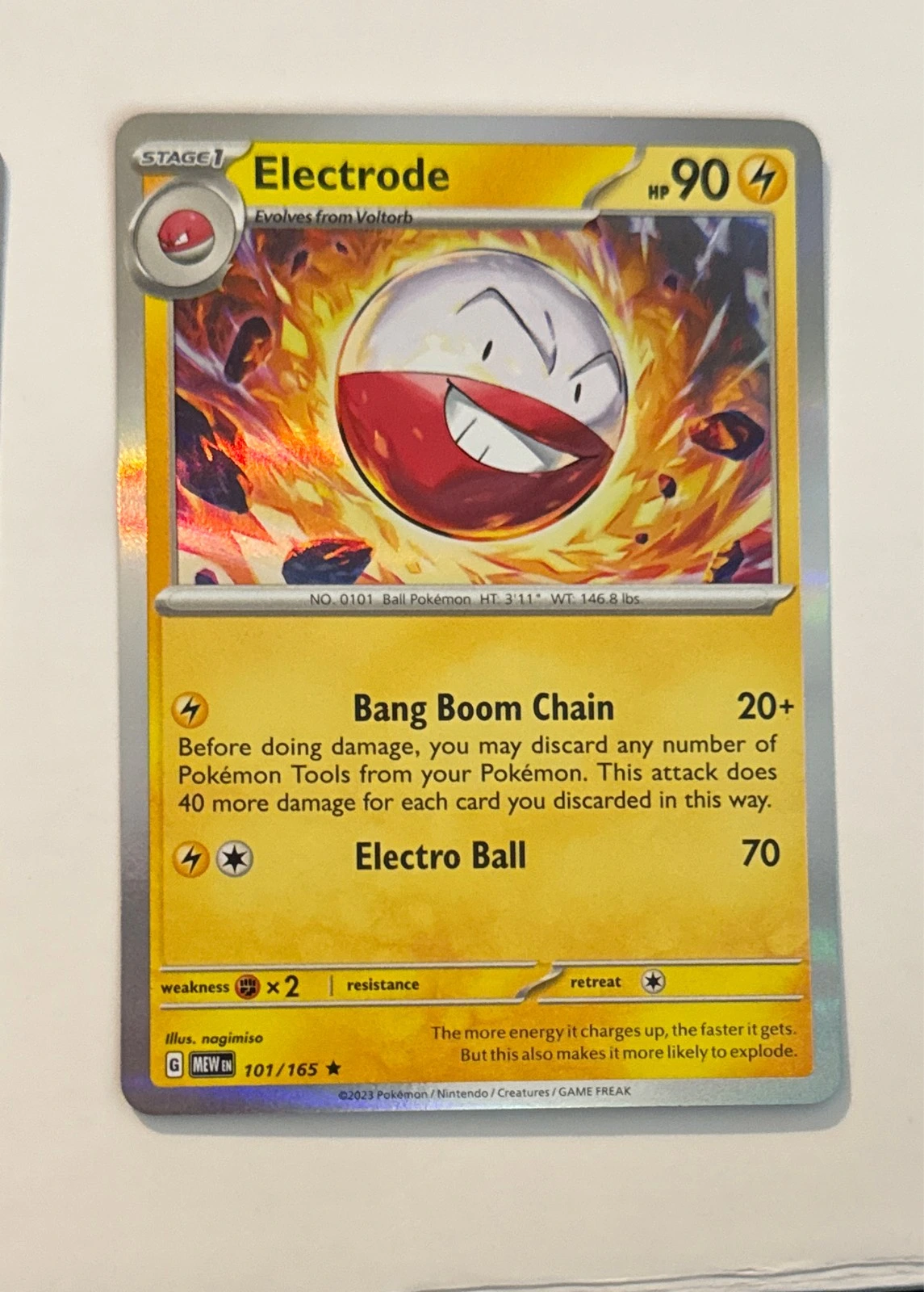 Electrode - Pokémon 151 #101/165