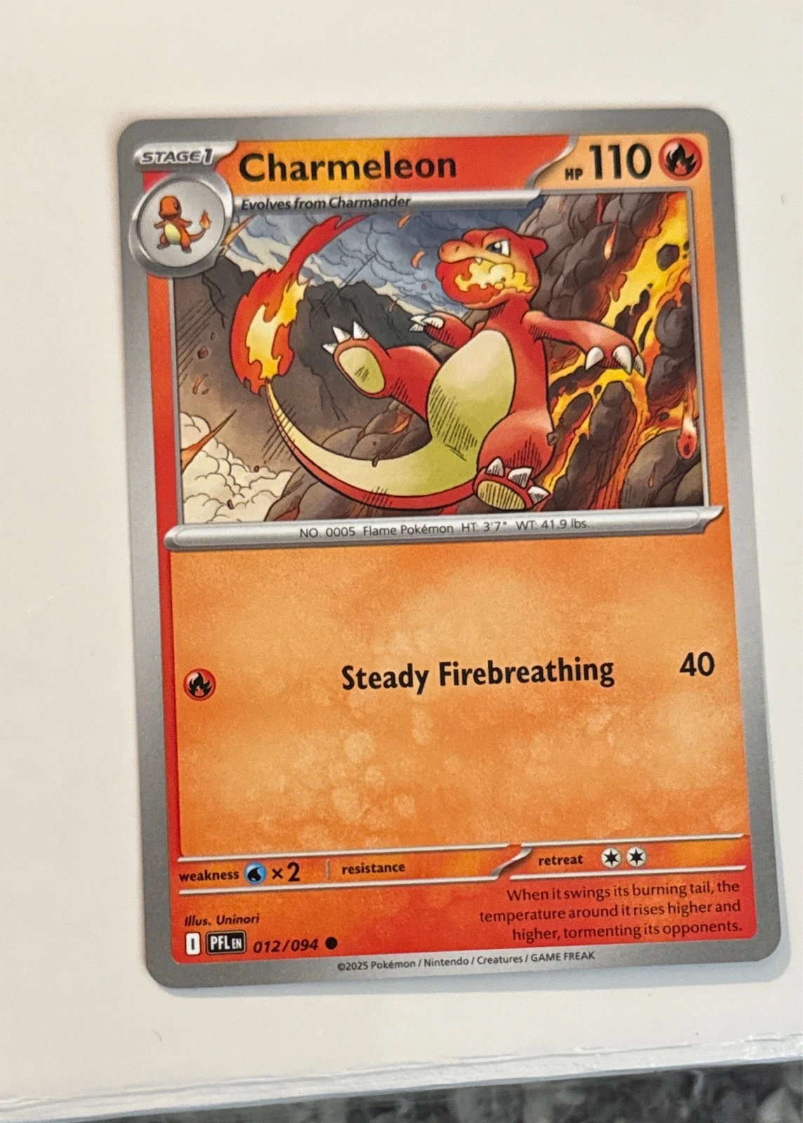 Charmeleon - Pokémon Trading Card Game Classic #012/094