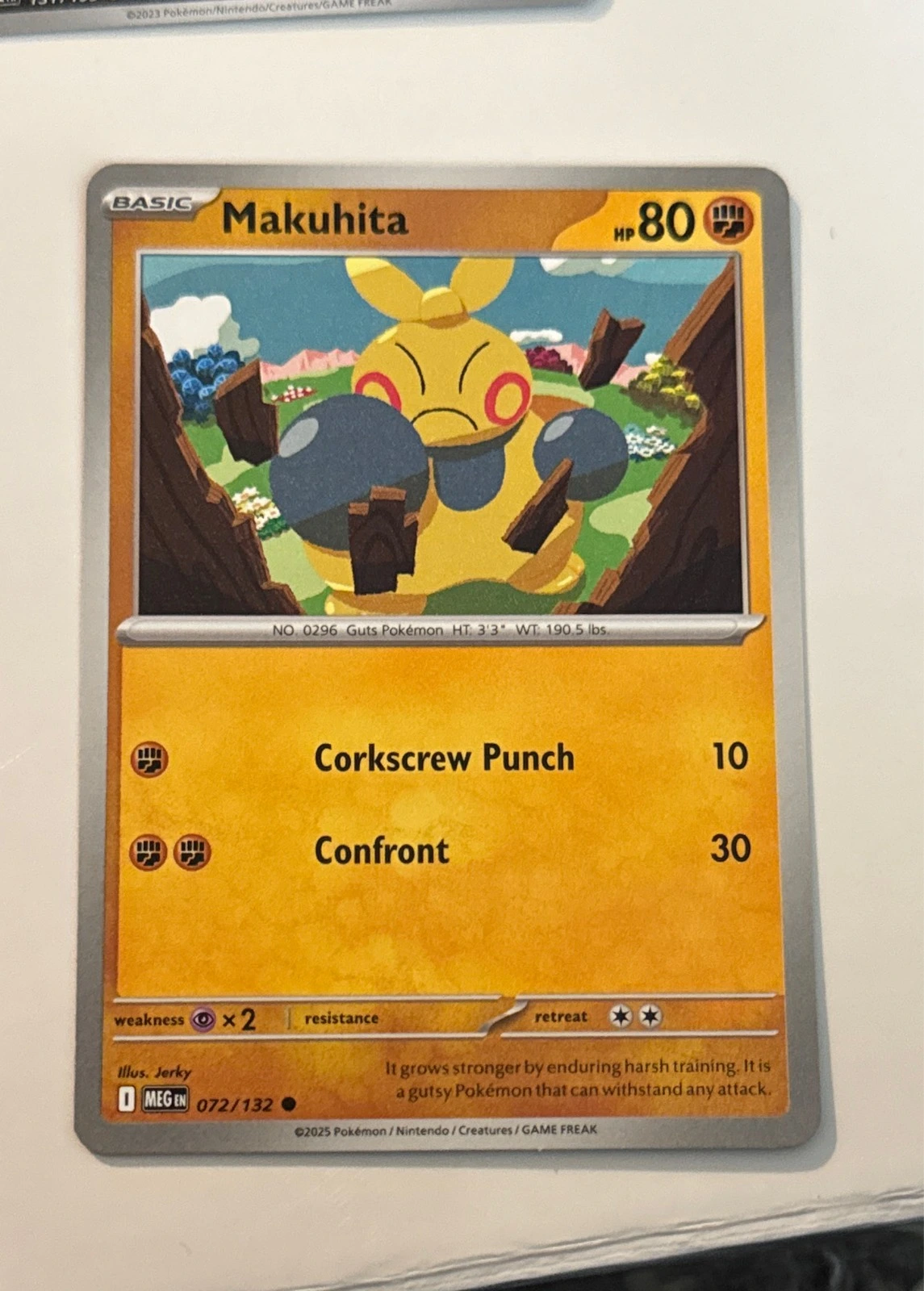 Makuhita - Pokémon TCG: Scarlet & Violet—Prismatic Evolutions #072/132