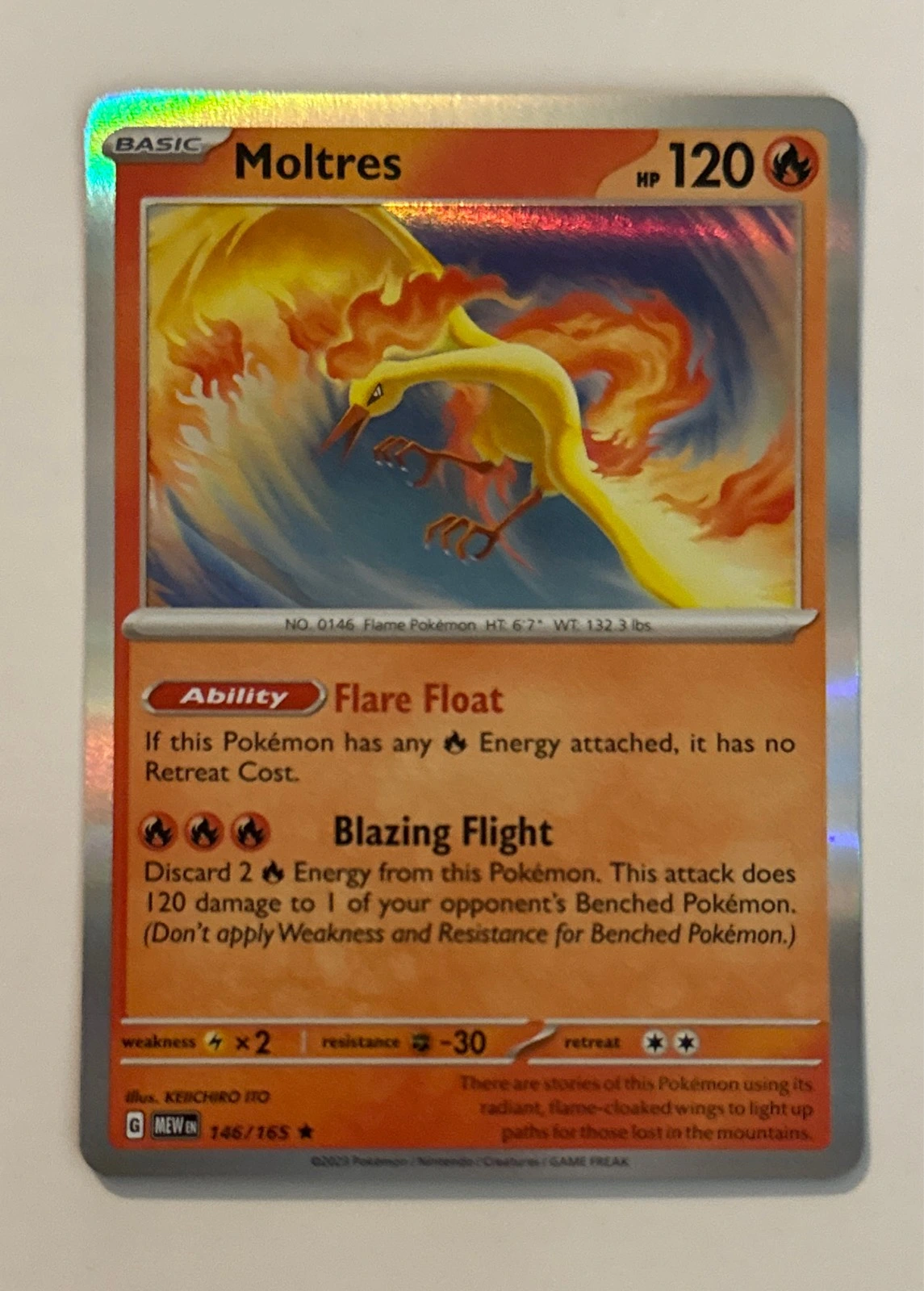 Moltres - Pokémon 151 #146/165