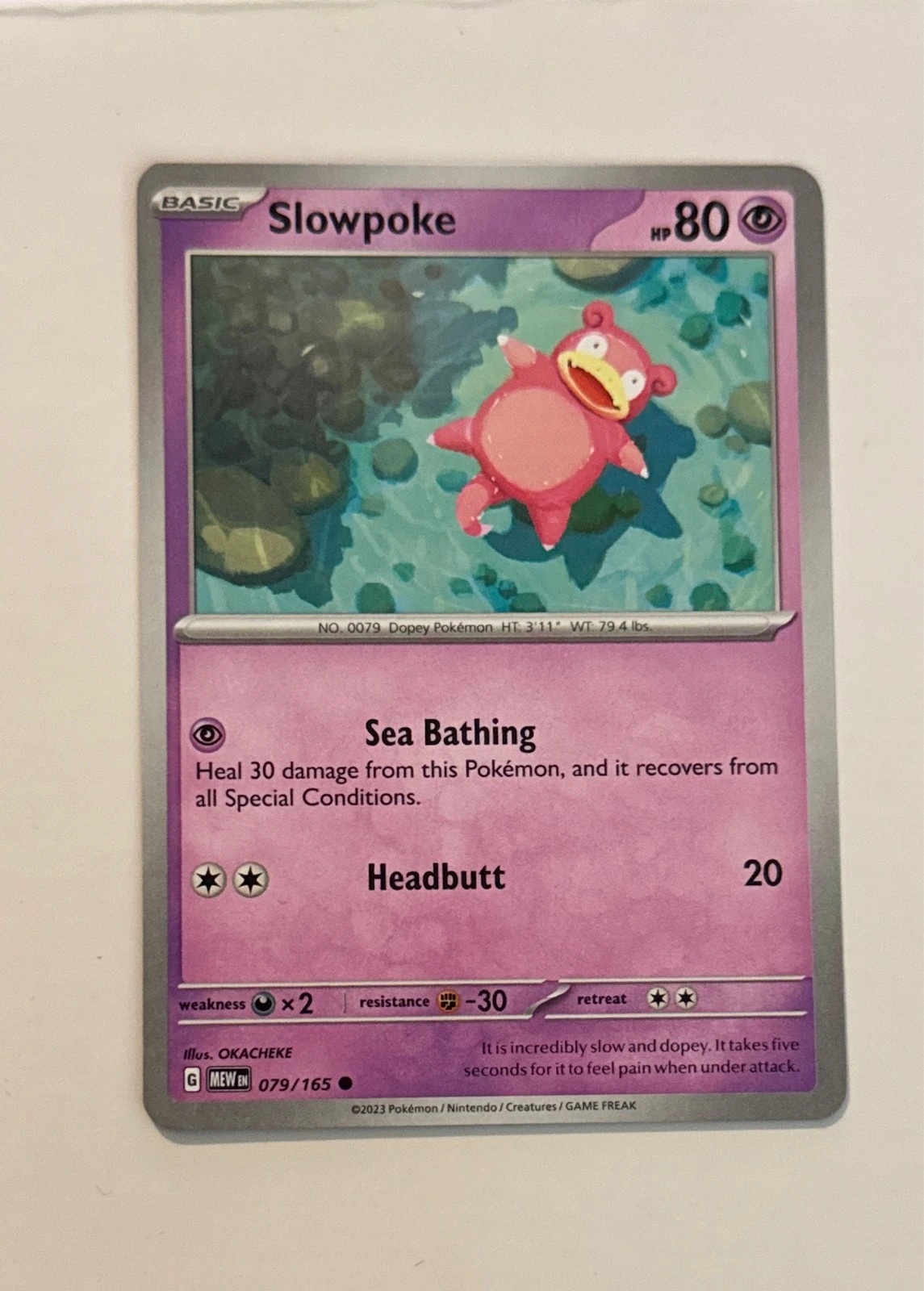 Slowpoke - Pokémon 151 #079/165