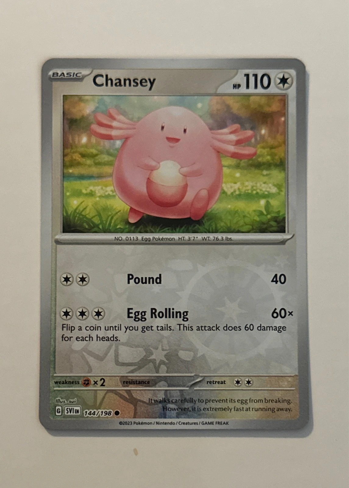 Chansey - Scarlet & Violet #144/198