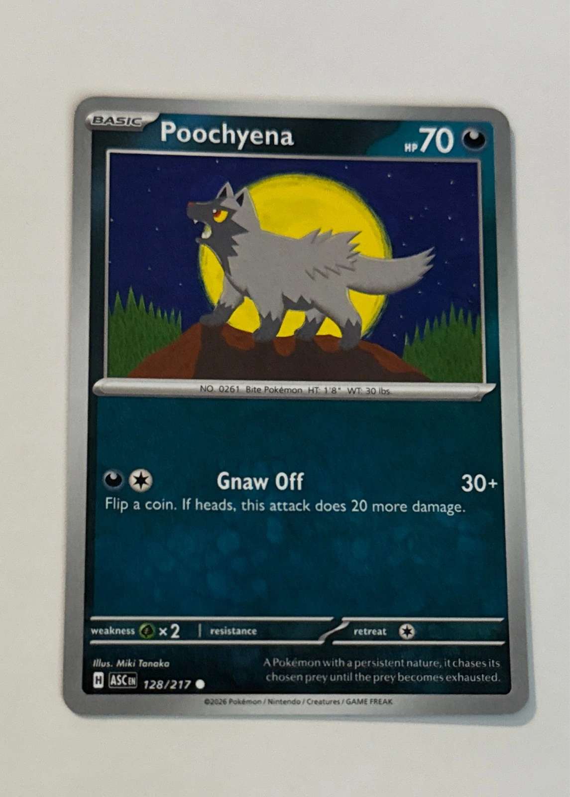 Poochyena - Temporal Forces #128/162