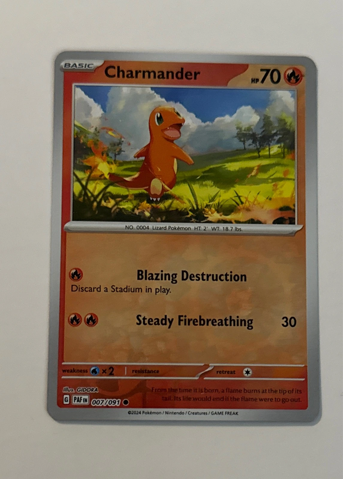 Charmander - Paldean Fates #007/091