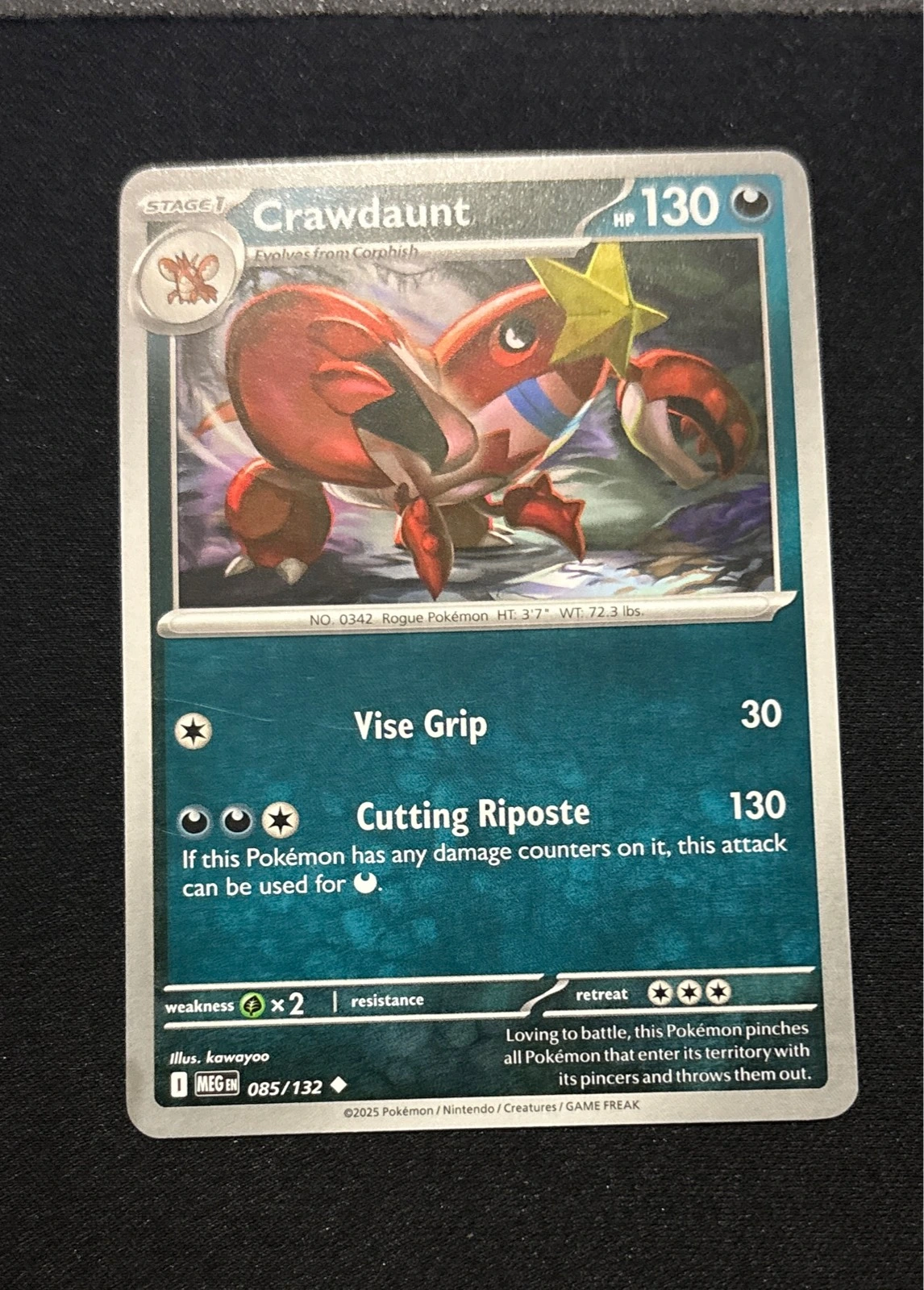 Crawdaunt - Mega Evolutions #085/132