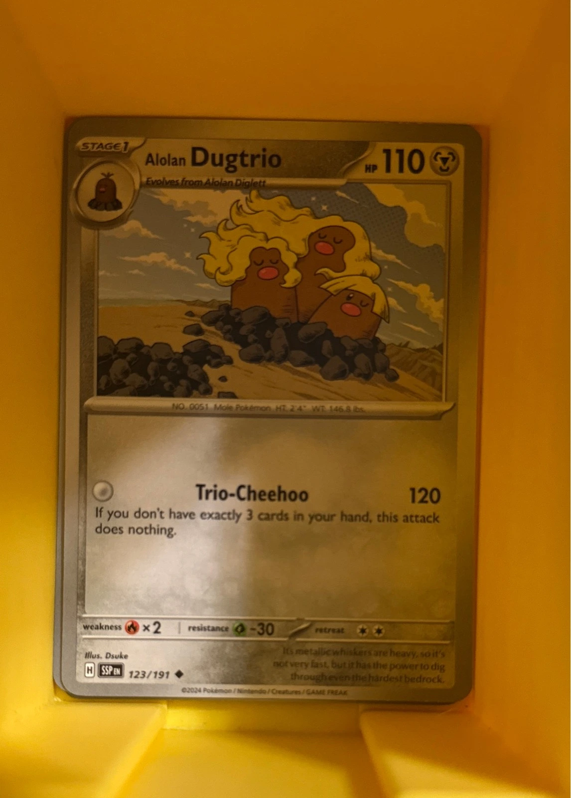 Alolan Dugtrio - Stellar Crown #123/191